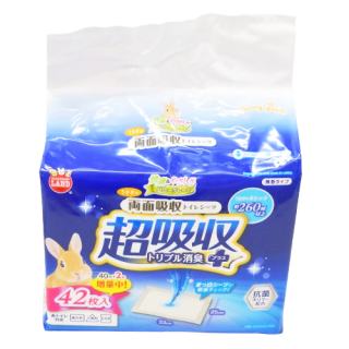 <img class='new_mark_img1' src='https://img.shop-pro.jp/img/new/icons1.gif' style='border:none;display:inline;margin:0px;padding:0px;width:auto;' />うさぎの両面吸収トイレシーツ 超吸収トリプル消臭プラス