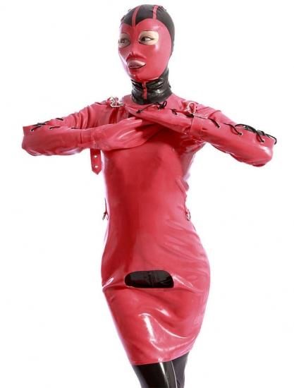 ラテックス ラバースーツ 全身タイツ コスプレ 手袋ソックス