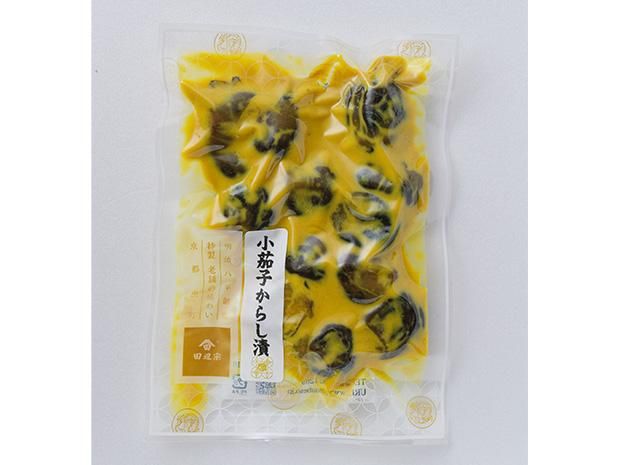 小茄子からし漬 京漬物 味噌 田辺宗 小茄子からし漬 京漬物 味噌 田辺宗