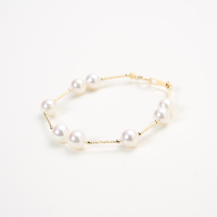 K18YG アコヤパール ブレスレット gold Pearl bracelet