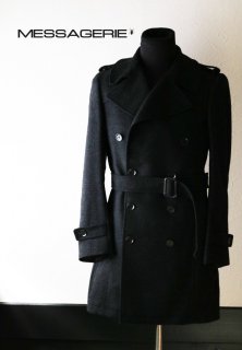 <strong>＜ 65％OFF ＞<br>【 MESSAGERIE（メッサジェリエ）】 </strong><br>ジャケットコート ベルト付き [ size：？ ]