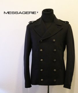 <strong>＜ 65％OFF ＞<br>【 MESSAGERIE（メッサジェリエ）】 </strong><br>ピーコートショート丈 [ size：48 ]