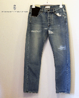 <strong>＜ 65％OFF ＞<br>【 PMDS（ピーエムディーエス）】</strong><br>USED加工 デニム [ size：33]