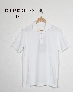 <strong>＜ 65％OFF ＞<br>【Circolo 1901 （チルコロ１９０１）】</strong><br>鹿の子素材ポロシャツ[ size：XS]