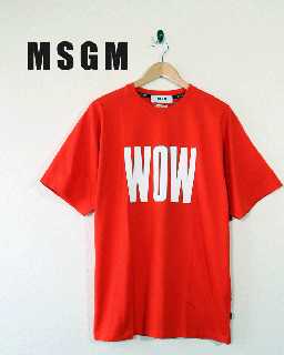 <strong>＜ 65％OFF ＞<br>【MSGM（エムエスジーエム）】</strong><br>半袖Tシャツ[ size：S]
