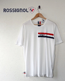 <strong>＜ 65％OFF ＞<br>【ROSSIGNOL（ロシニョール）】</strong><br>ラバーシートロゴ半袖Tシャツ[ size：2XL]