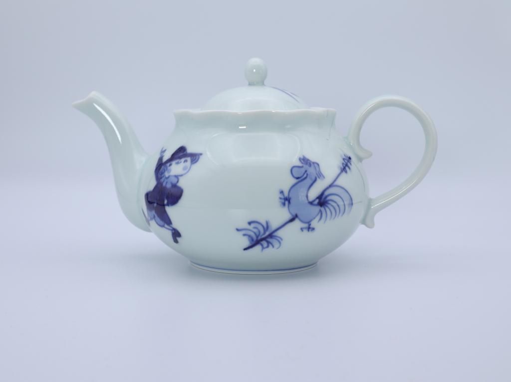 青花 神戸ロマン ポット -風見鶏の館編- - 陶舗サノヤ「オンラインストア」