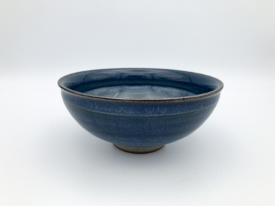 藍　4寸平小鉢