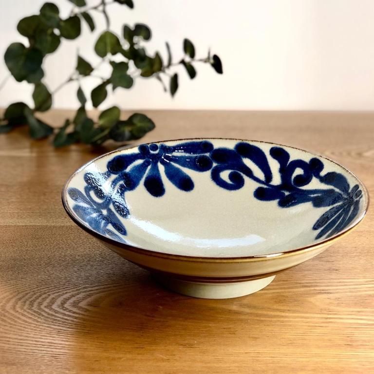 maaaaaaasaです。琉球瑠璃唐草　染付麺鉢4枚他 琉球るり唐草8,0麺鉢 - 陶舗サノヤ「オンラインストア」