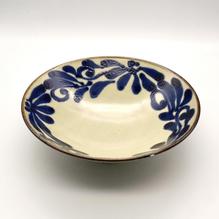 琉球るり唐草8,0麺鉢 - 陶舗サノヤ「オンラインストア」