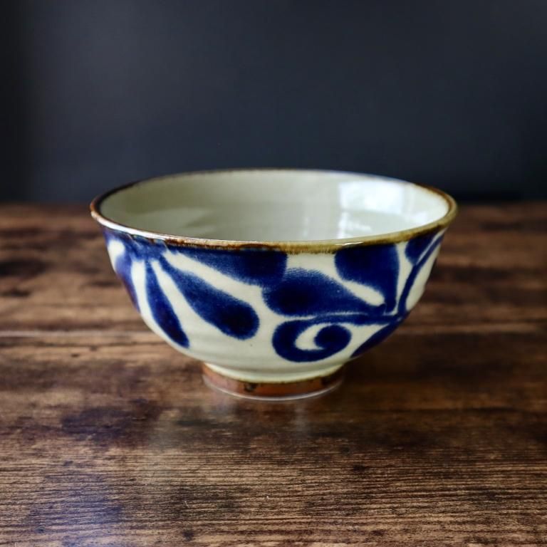 琉球るり唐草高ハマ丼(小) - 陶舗サノヤ「オンラインストア」