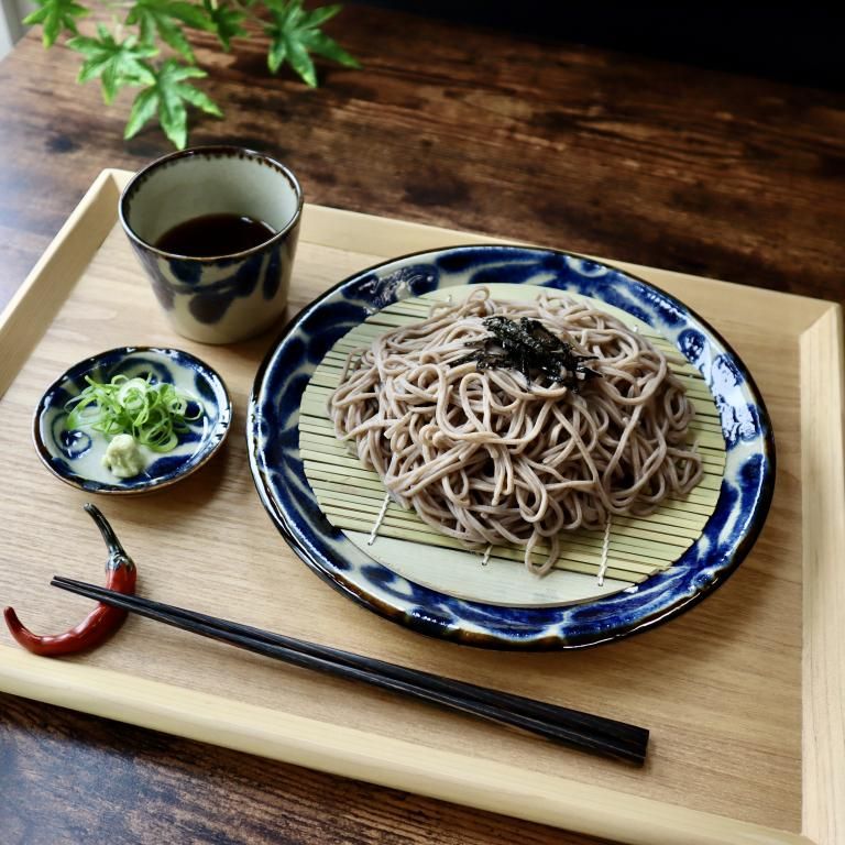 maaaaaaasaです。琉球瑠璃唐草　染付麺鉢4枚他 美濃焼/琉球るり唐草 8.0めん鉢/Φ24.5×7.5 - テーブルライフストア