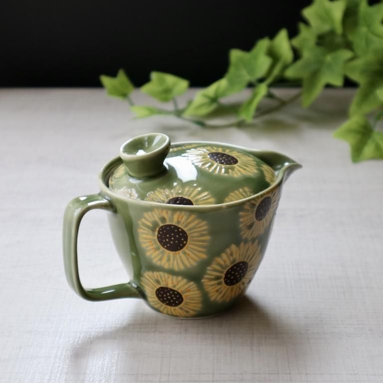 希少 オールドノリタケ ひまわり ポット 希少 オールドノリタケ ひまわり ポット