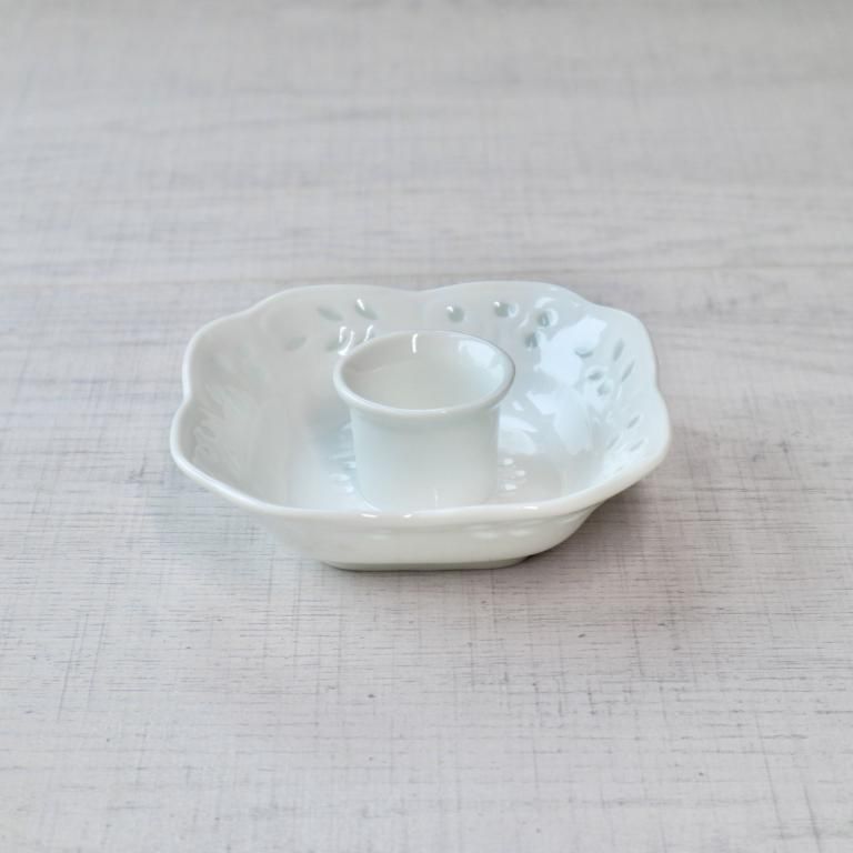 ホタル透かしエッグスタンド - 陶舗サノヤ「オンラインストア」