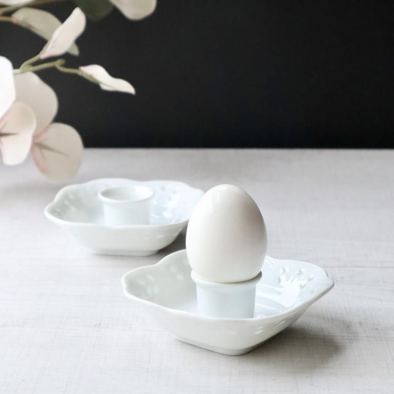 ホタル透かしエッグスタンド - 陶舗サノヤ「オンラインストア」