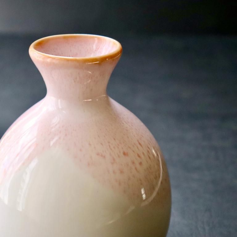 桃色掛け分け徳利 - 陶舗サノヤ「オンラインストア」