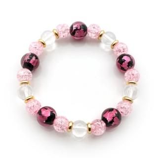 まり様♡フラワーとんぼ玉ブレスレット③•*¨*•.¸¸♬ 深海ブルー®とんぼ玉ブレスレット 12mm オニキス タイガーアイ