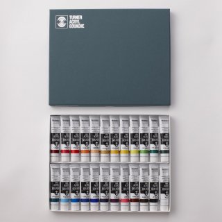 ターナー　アクリルガッシュ　20ml　スクールセット　24色の商品画像