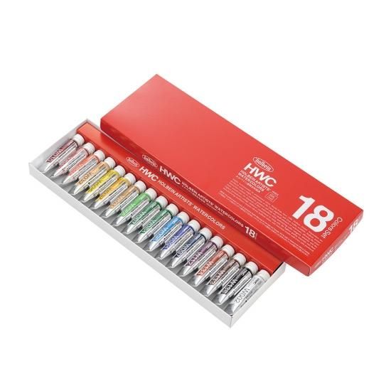 ホルベイン 透明水彩絵具 18色セット 5ml - uematsu online shop ホルベイン 透明水彩絵具 18色セット 5ml - uematsu online shop