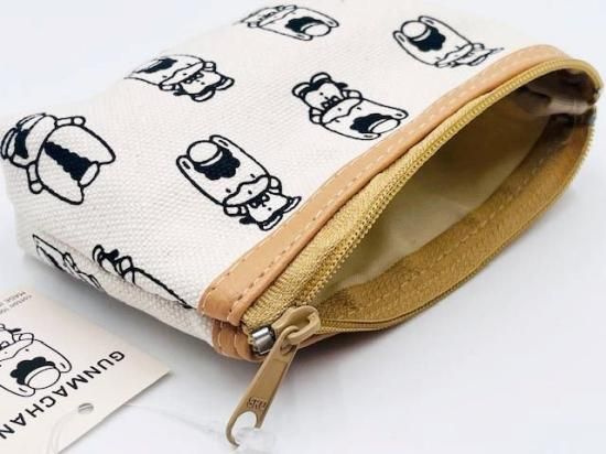 帆布ぐんまちゃんマチ付きカードケース - ぐんまーと ぐんまちゃん