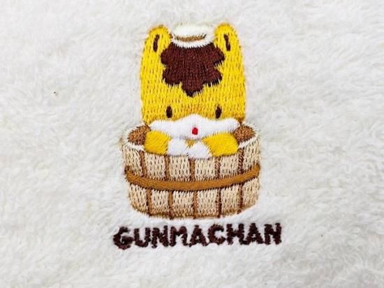 温泉ぐんまちゃんオーガニックコットンタオルハンカチ - ぐんまーと