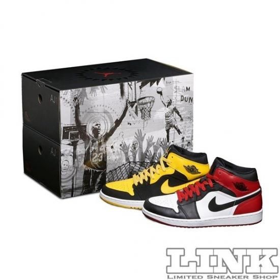 【美品】NIKE：AIR JORDAN 1 NEW LOVE&OLD LOVE