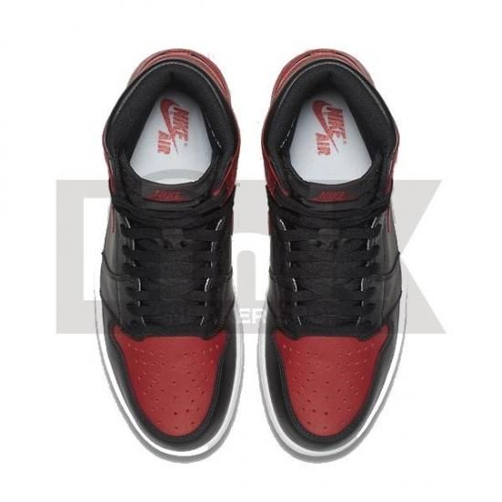 NIKE AIR JORDAN 1 RETRO HIGH OG BANNED 2016 BLACK/VARSITY RED