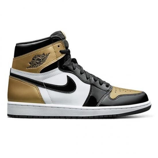 jordan 1 retro high black metallic gold