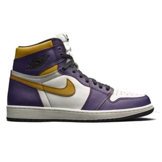 NIKE SB AIR JORDAN 1 HIGH OG DEFIANT LA TO CHICAGO COURT  PURPLE/BLACK-SAIL-UNIVERSITY GOLD, - SNEAKER SHOP LINK