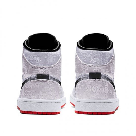 NIKE AIR JORDAN 1 MID SE FEARLESS x EDISON CHEN WHITE/BLACK ...