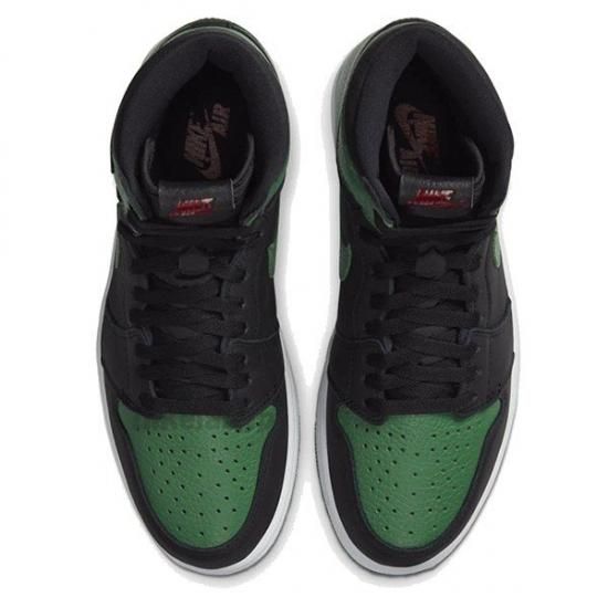air jordan 1 black pine green white gym red