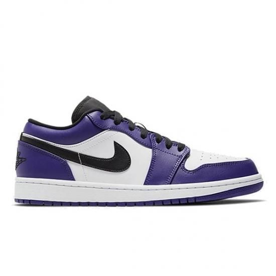 ファッションアイテム人気ランキング 予約】NIKE AIR JORDAN 1 LOW COURT PURPLE WHITE BLACK スニーカー