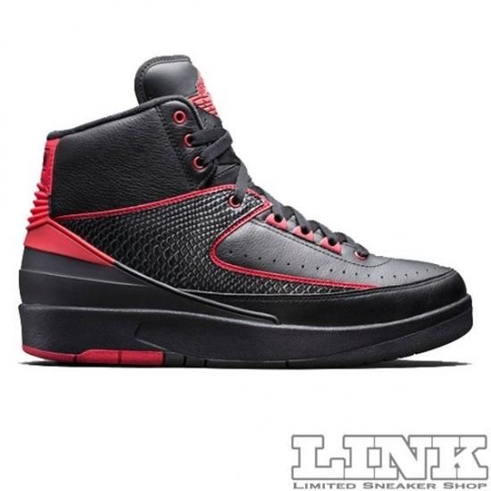 NIKE AIR JORDAN 2 RETRO BLACK/GYM RED-BLACK - SNEAKER SHOP LINK NIKE AIR JORDAN 2 RETRO BLACK/GYM RED-BLACK - SNEAKER SHOP LINK