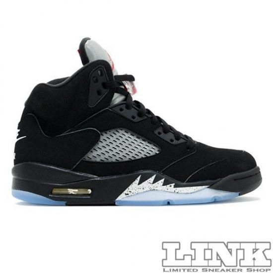 NIKE AIR JORDAN 5 RETRO OG BG BLACK/FIRE RED-METALLIC SILVER-WHITE -  SNEAKER SHOP LINK