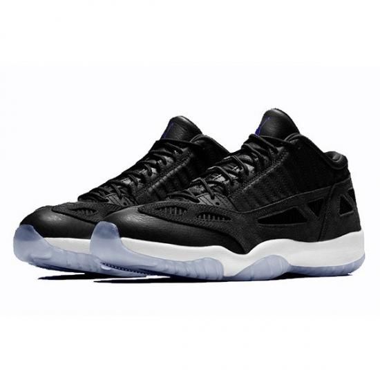 NIKE AIR JORDAN 11 LOW IE SPACE JAM BLACK WHITE CONCORD SNEAKER