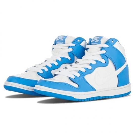 Dunk high premium sb university cheap blue/white-white