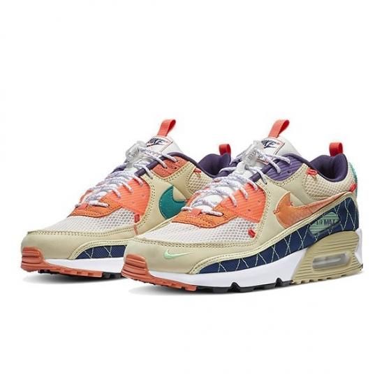 Nike air max 90 blue and orange on sale