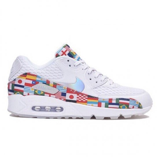 NIKE AIR MAX 90 NIC QS WHITE MULTI small size - SNEAKER SHOP LINK
