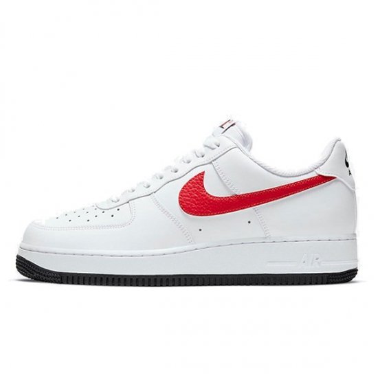 NIKE AIR FORCE 1 LOW RS SHOEMAKER PACK WHITE UNIVERSITY RED PHOTO ...