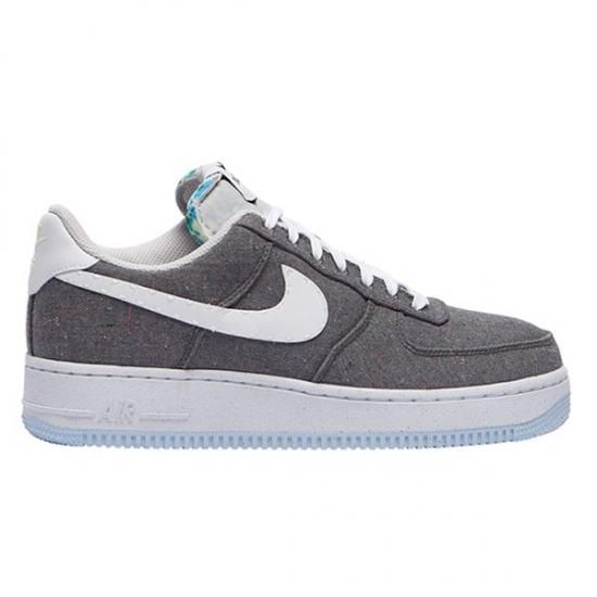 Air force 1 top 07 grey and white