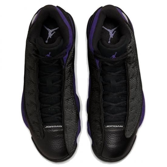 Air jordan 13 top purple black white