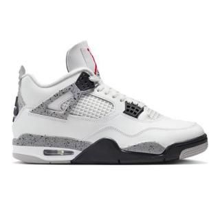 ͽNIKE AIR JORDAN 4 RETRO OG WHITE CEMENT SUMMIT WHITE FIRE RED TECH GREY BLACK FV5029-100