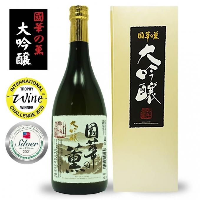 ★新品未開封★ 國華の薫 純米大吟醸 山田錦1800ml × 6本[ケース販売] ☆新品未開封☆ 國華の薫 純米大吟醸 山田錦1800ml × 6本[ケース