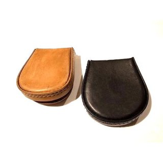 UNPLUGGED LEATHER HORSE SHOE COIN CASE - 󥱡