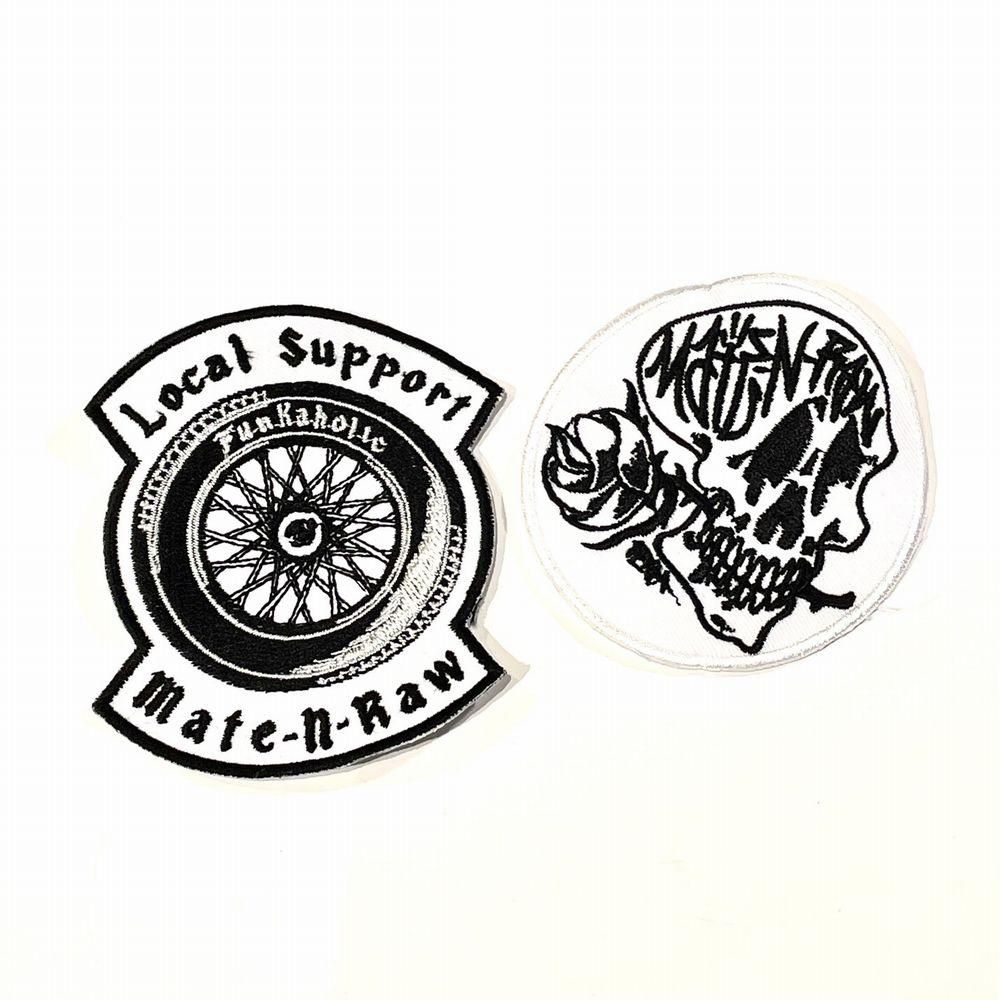 Roen スカルワッペン 裏 Roen ワッペン ジレ ベスト 48 size Roen スカルワッペン 裏 Roen ワッペン ジレ ベスト 48 size