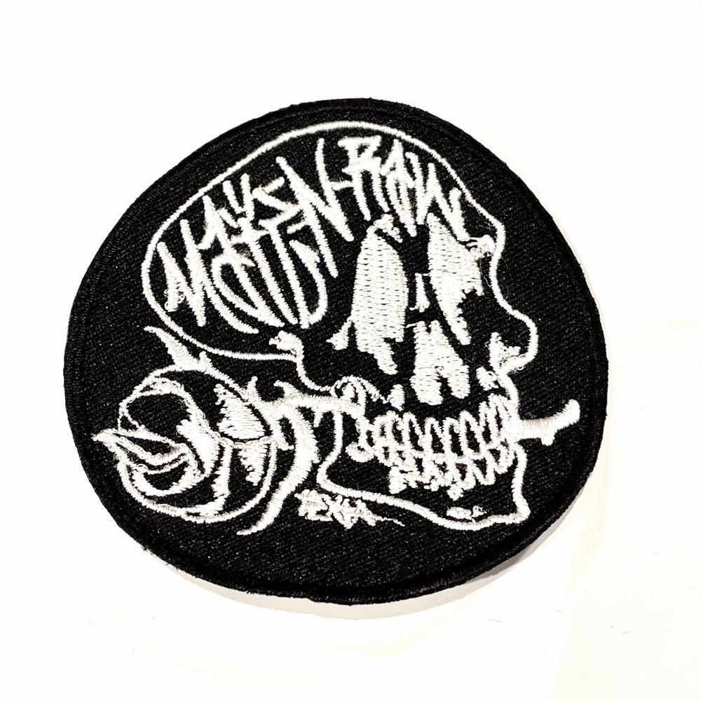 Roen スカルワッペン 裏 Roen ワッペン ジレ ベスト 48 size Roen スカルワッペン 裏 Roen ワッペン ジレ ベスト 48 size