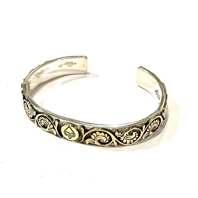 CULTURE GATE「BANGLE No.21 - 唐草コンビバングル」 - Mate-N-Raw