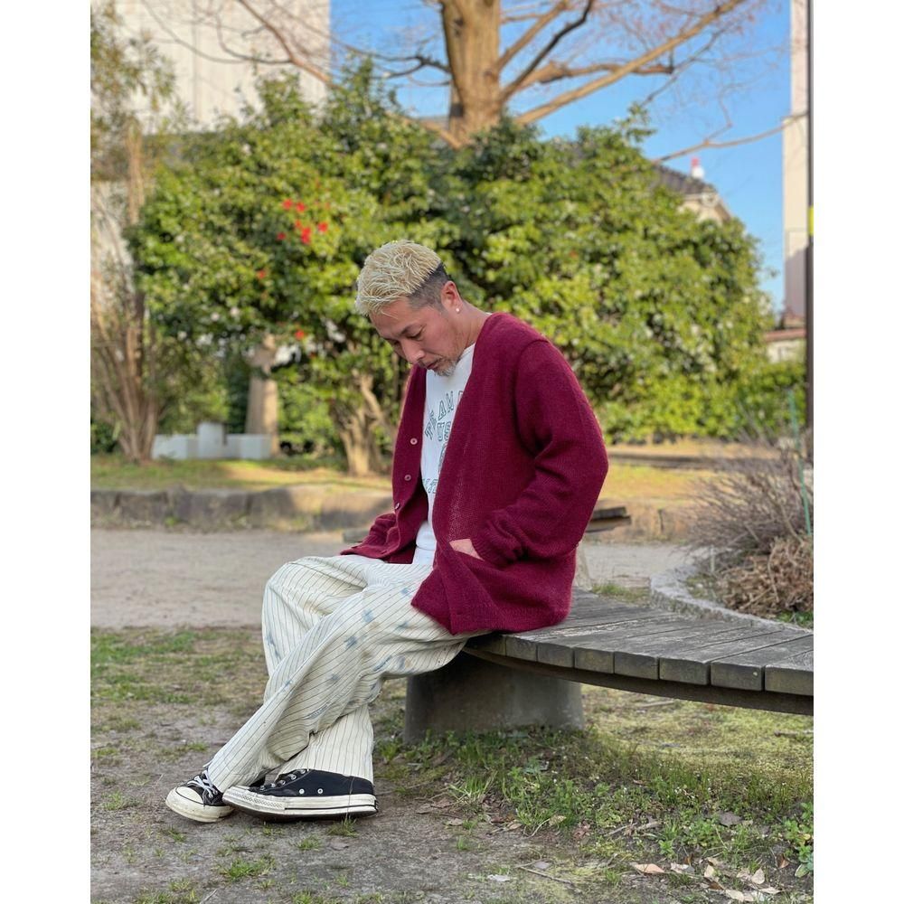 LAST 1】 BOWWOW 「MOHAIR CARDIGAN CRUSH - モヘアカーディガン LAST 1】 BOWWOW 「MOHAIR CARDIGAN CRUSH - モヘアカーディガン
