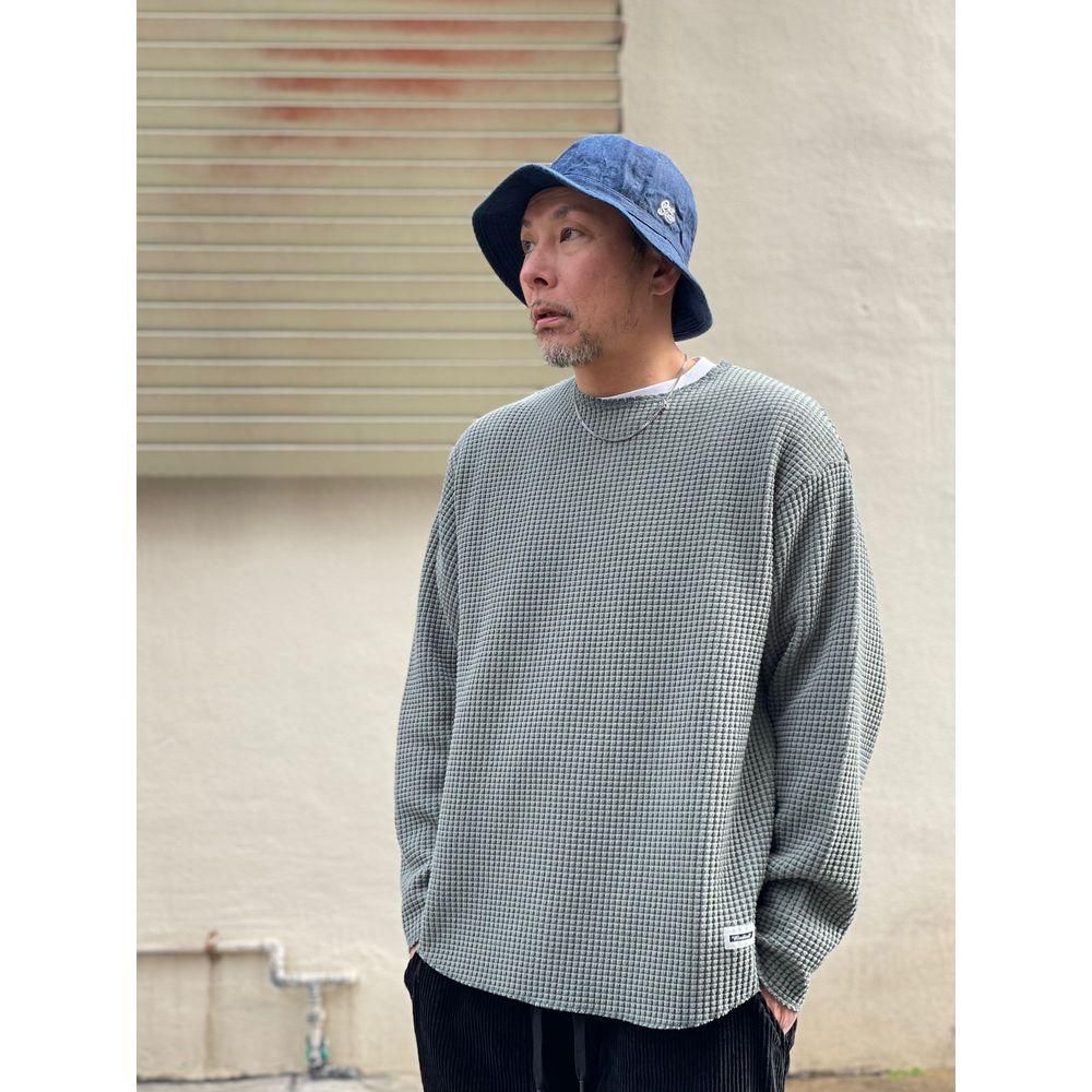 RADIALL 「BIG WAFFLE CREW NECK T-SHIRT L/S - ワッフルカットソー