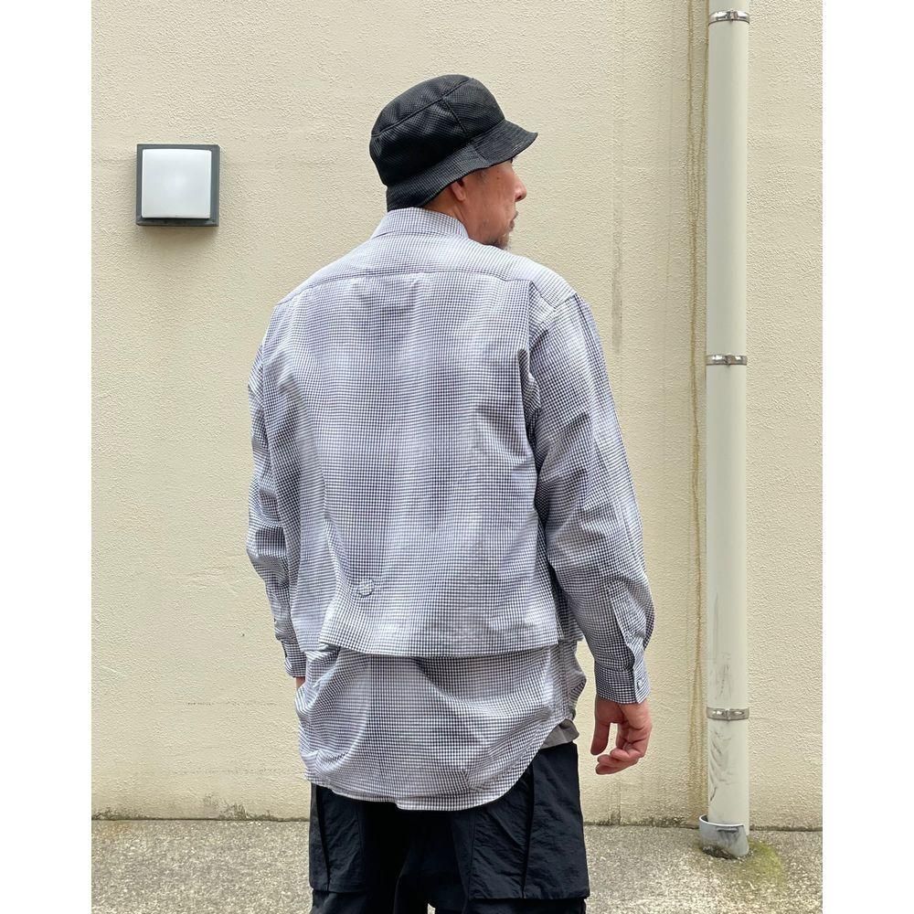 LAST 1】 CMF OUTDOOR GARMENT 「NEWSPAPER SHIRTS - ブロックチェックシャツ」 - Mate-N-Raw